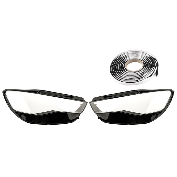 LST 2x Scheinwerferglas Streuscheibe Frontscheinwerfer Glas Abdeckung links rechts Set kompatibel mi