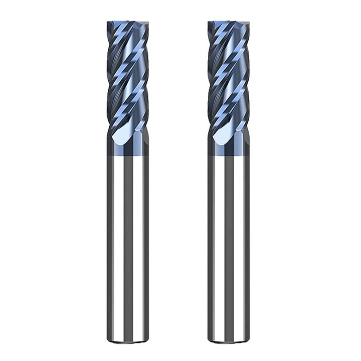 Hartmetall Schaftfräser 8mm, 4 Zähne/Schneiden, AlTiN Schwarz Beschichtung CNC Fräser, VHM Für Metal
