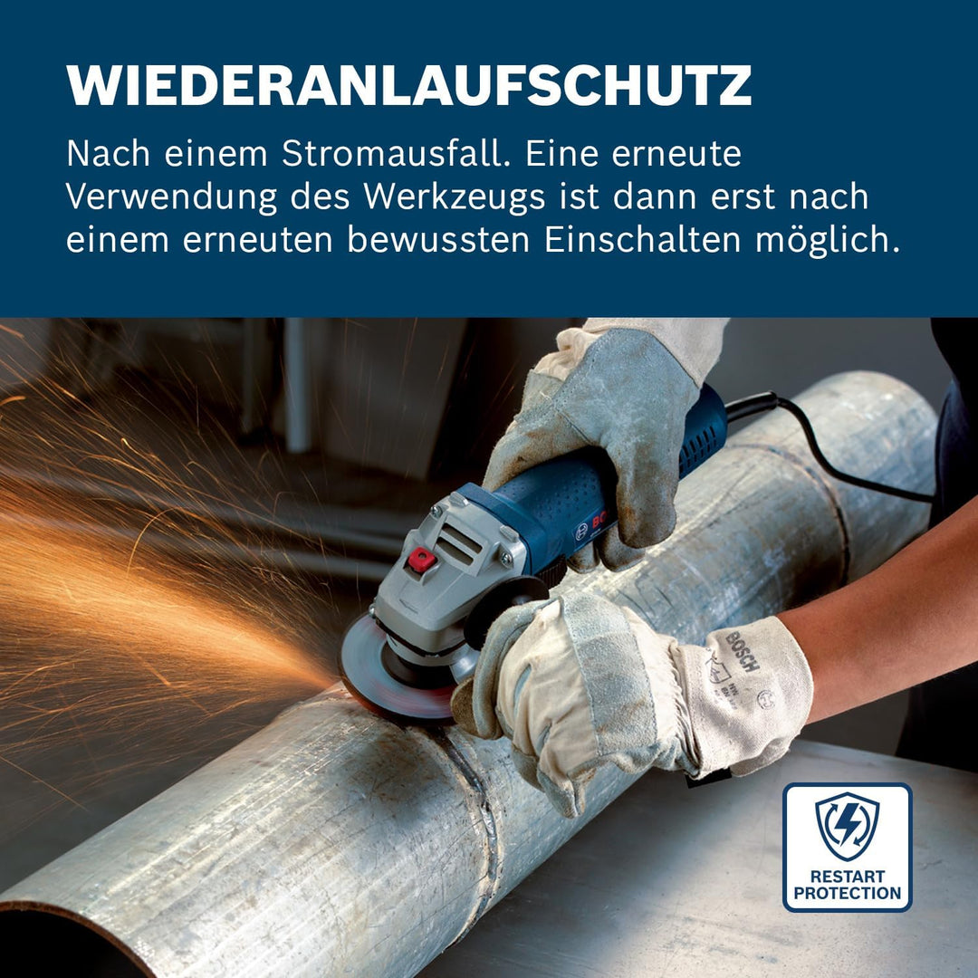 Bosch Professional Winkelschleifer GWS 7-125 (720 Watt, Scheiben-Ø: 125 mm, im