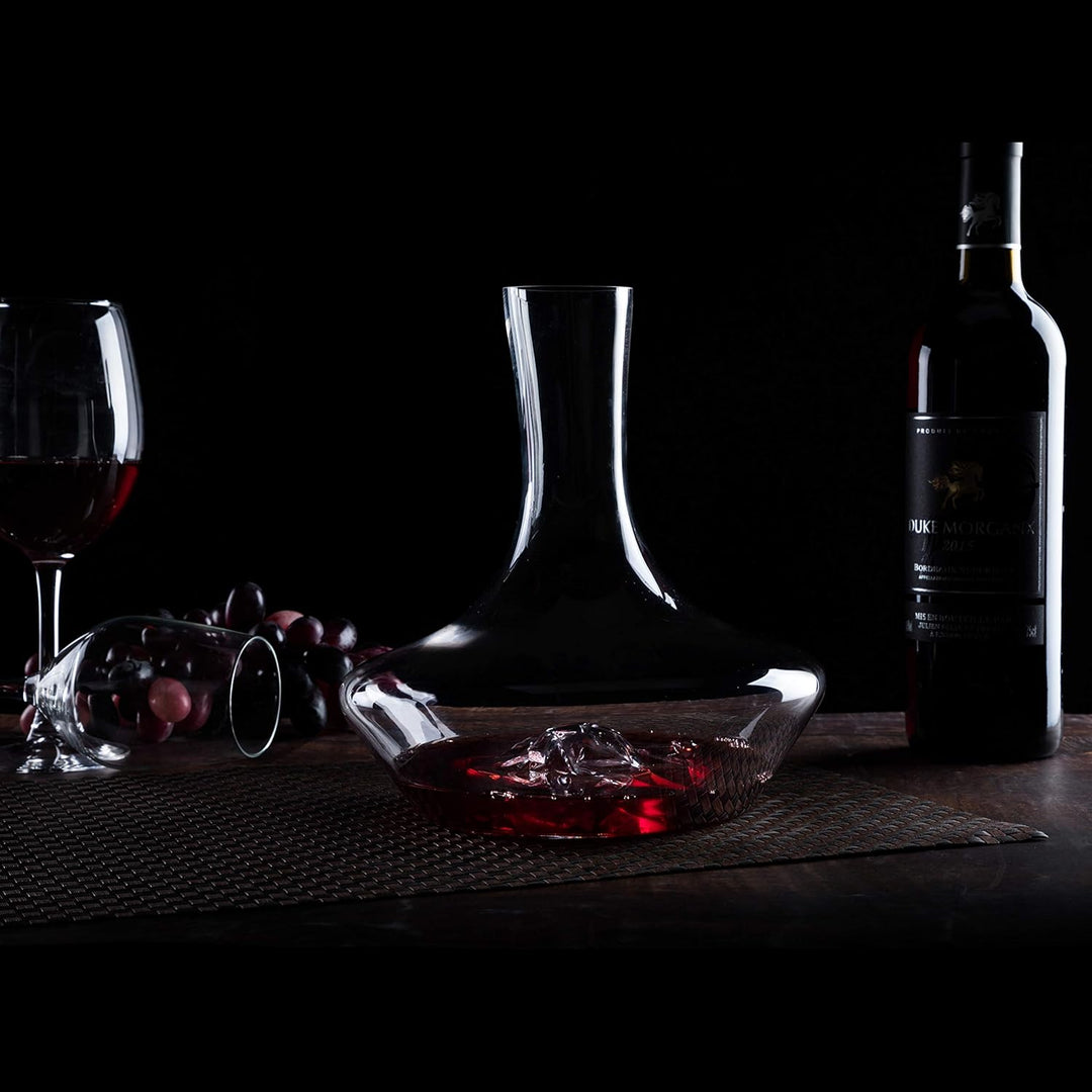 Eisberg Weinkaraffe Set, Weinbelüfter karaffe mit Belüftungsfilter, Trockenständer und Reinigungsper