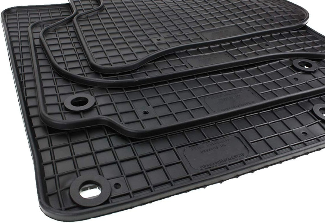 Kfzpremiumteile24 Gummimatten Kompatibel mit Golf Plus Baujahr 02/2005-04/2014 Fussmatten Allwetter