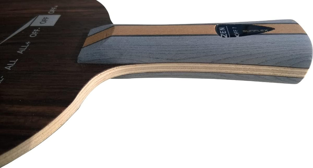 Sunflex Zen Off 7 Tischtennis-Holz | professionelles Offensiv Holz | 7 Furniere | dynamisch und enor