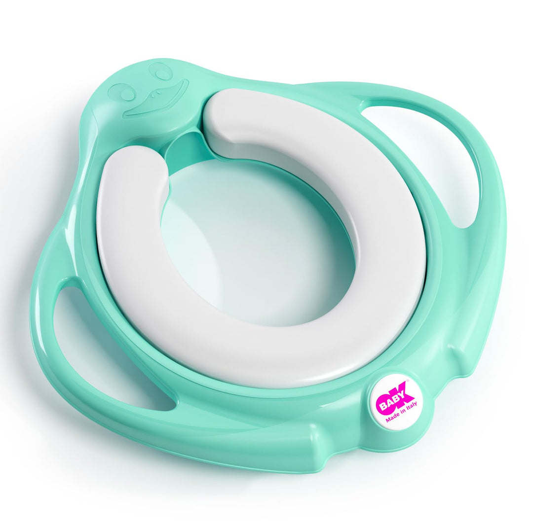 OKBABY weicher Toilettensitzverkleinerer mit weicher gepolsterter Sitzfläche. türkis 80800944 Hellbl