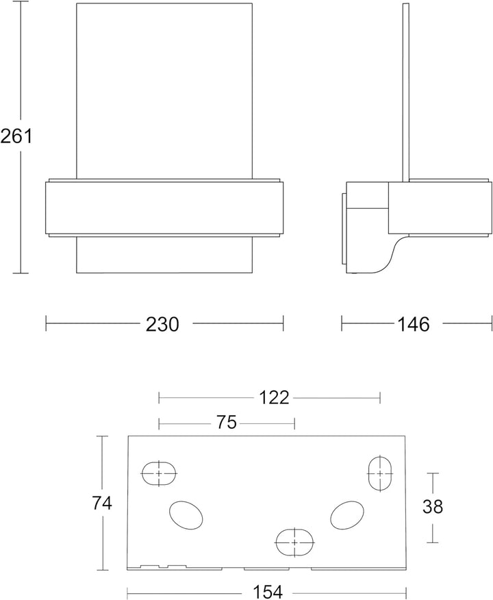 Steinel Aussenleuchte L 820 SC Silber, Hausnummer beleuchtet, smarte LED Hausnummernleuchte, Bewegun