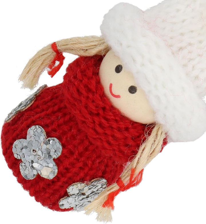 CREOLOGIC Mini-Wichtel Figur 7cm · Baumschmuck· Weihnachtsdekoration · Wintermütze · Deko · Wichtelg