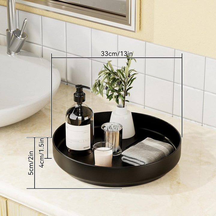 EKNITEY Lazy Susan Drehteller 33 cm küchen drehteller Organizer Organizer drehbar kühlschrank küche