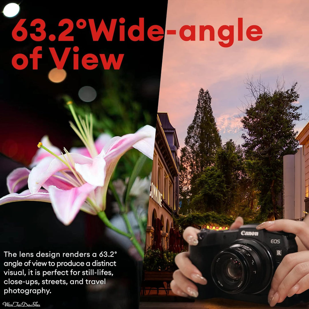 PERGEAR 35mm F1.4 Vollformat-Objektiv mit manuellem Fokus, kompatibel mit spiegellosen Vollformat-L-