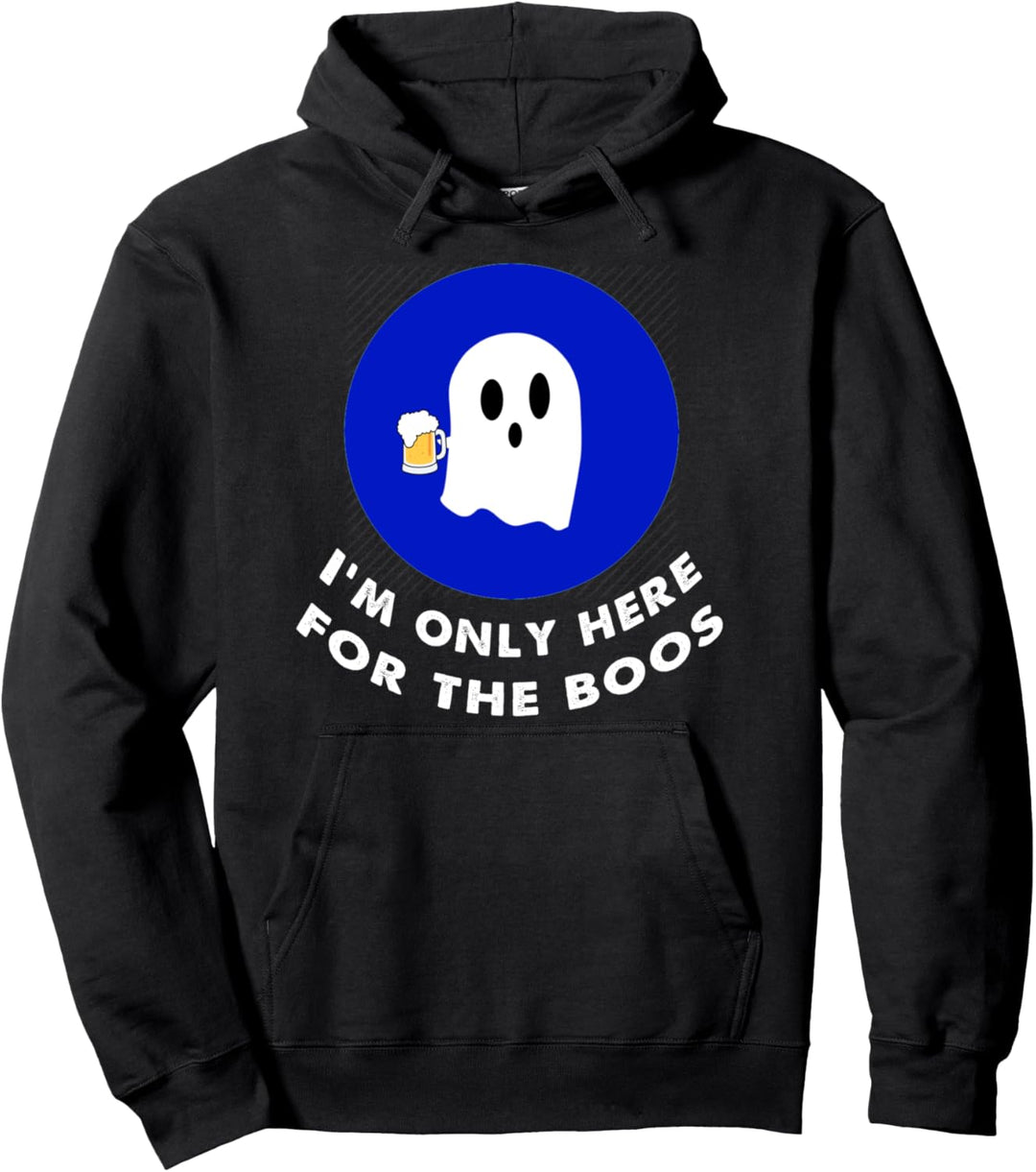 Funny I'm only here for the Boos Booz Halloween Pullover Hoodie