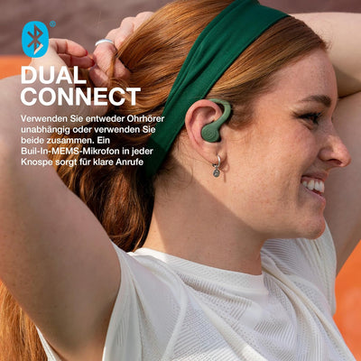 JLab Go Air Sport, In Ear Kopfhörer kabellos, Bluetooth Kopfhörer Sport - Sportkopfhörer, 32+ Stunde