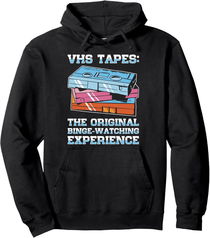Vintage Movie Lover Retro VHS Tape 80er 90er Jahre Nostalgie Pullover Hoodie