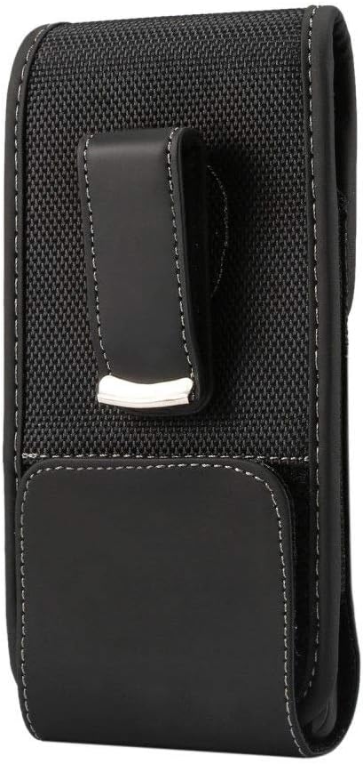 Holster Case Cover Nylon with Rotating Belt Clip for Sony Xperia XZ1 DUAL - Black