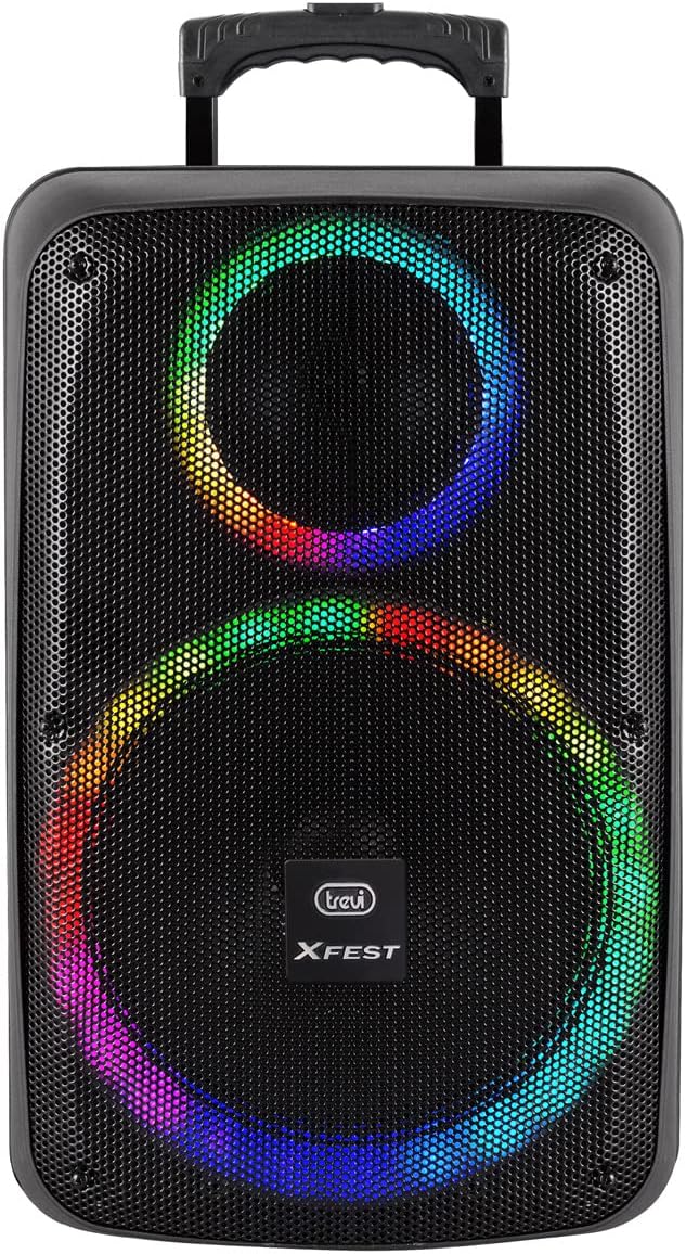 Trevi XFest XF 1250 KB, Standlautsprecher, Tragbarer Lautsprecher mit Verstärker 90W, Karaoke-Musikb