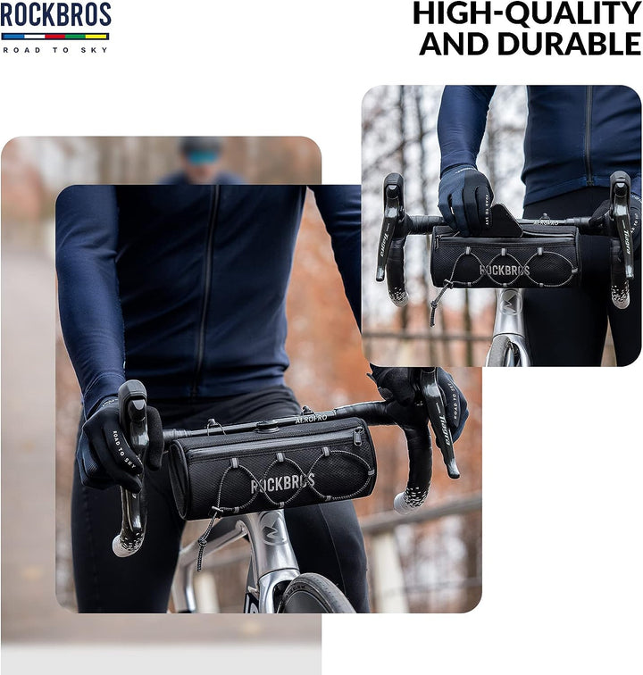 ROCKBROS Road-to-Sky Fahrrad Lenkertasche Fahrradtasche Lenker Vordertasche 1,5L Wasserabweisend Ref
