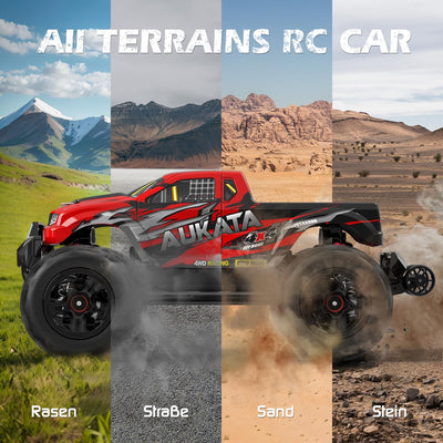 Ferngesteuertes Auto, 36+ km/h 4WD RC Auto Offroad für Erwachsene Kinder, 2,4 GHz 1/18 RC Car, All T