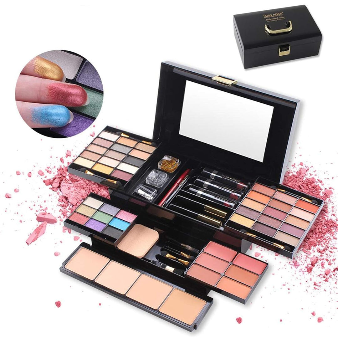 FantasyDay 54 Farben Multifunktions Exquisite Kosmetik Geschenkset Makeup Schmink Kit für Gesicht, A