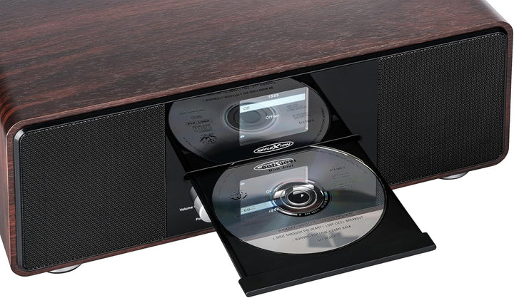 Reflexion HRA19DAB/WD Design DAB+ Radio (2x80Watt) 2,4" TFT Farbdisplay, Uhrenanzeige mit Alarm-Funk