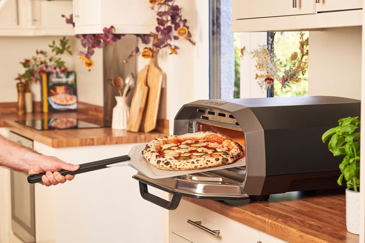Ooni Pizzaschaufel 30 cm – Pizzaschieber aus superglattem Aluminium mit langem Griff – Pizzaschaufel