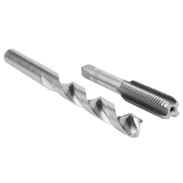 Tippen Sie Schraubenschlüssel Gewindebohrer Spiralbohrer Set Stahl Stahl Metallbearbeitung Gewinde W
