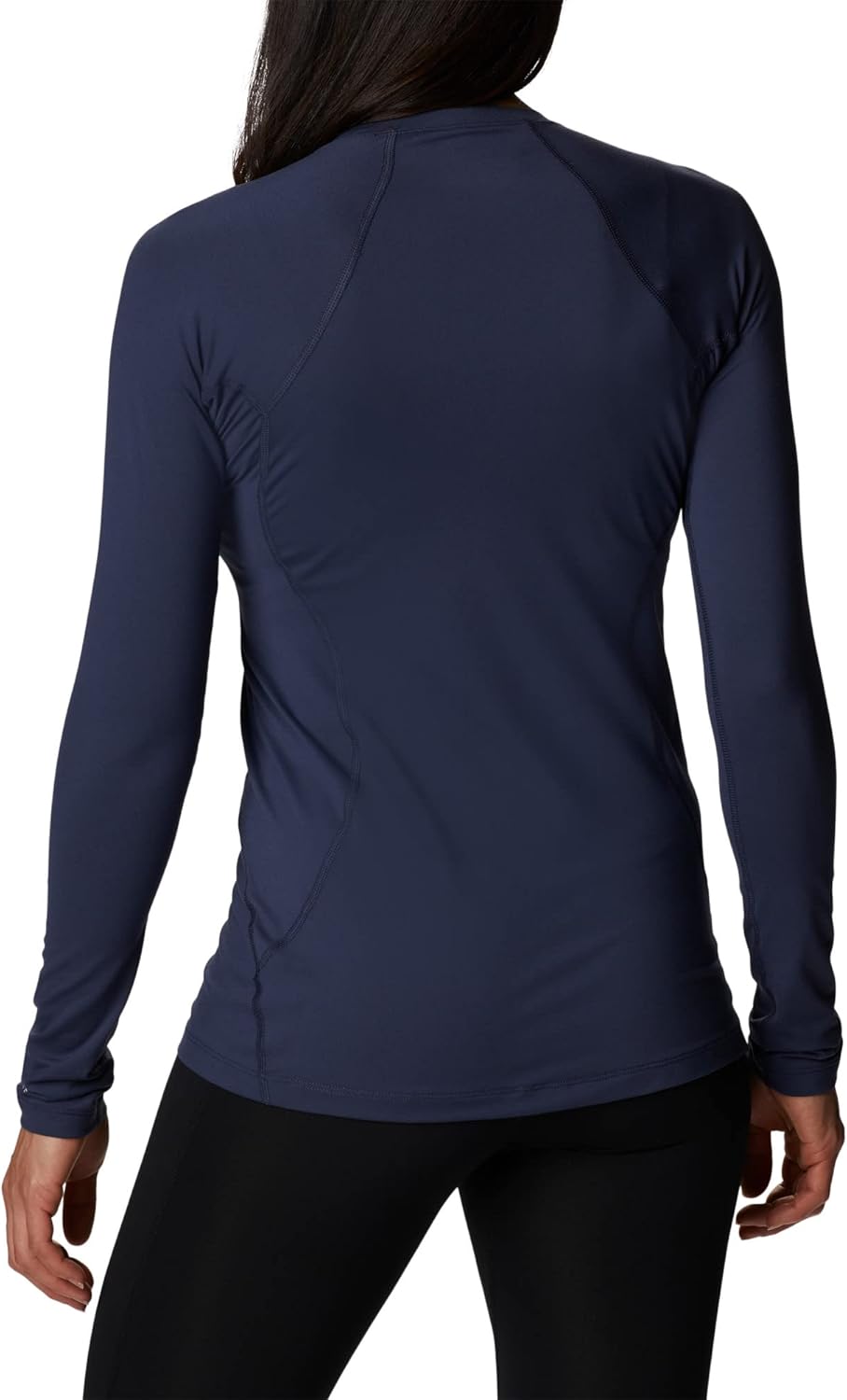 Columbia Baselayer für Damen, Midweight Stretch Long Sleeve Top, Polyester, 1639021 XS Nocturnal, XS