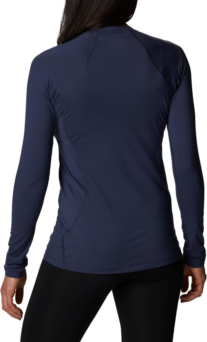 Columbia Baselayer für Damen, Midweight Stretch Long Sleeve Top, Polyester, 1639021 XS Nocturnal, XS