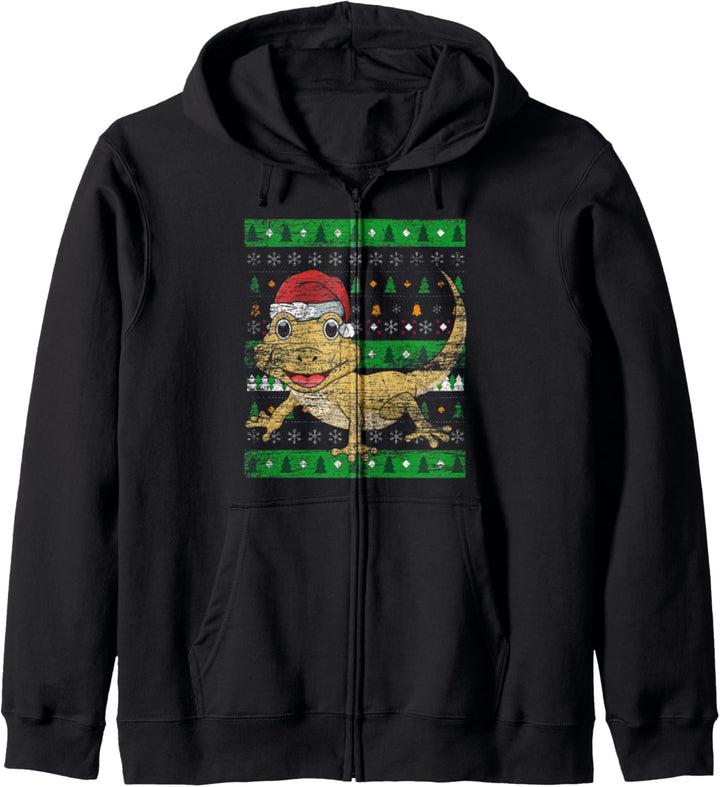 Ugly Christmas Gecko Kapuzenjacke