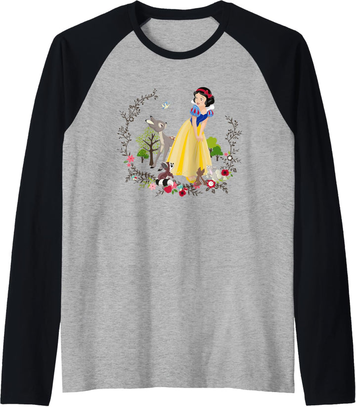 Disney Snow White And Her Forest Friends Raglan