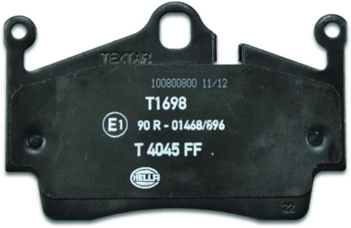 HELLA PAGID 8DB 355 013-311 Bremsbelagsatz - T1698 - Dicke/Stärke: 15.5mm - Bremssystem: Brembo - fü