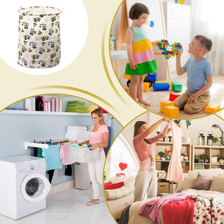 Kinderwäschekorb Ästhetischer bunter dekorativer Organizer, A