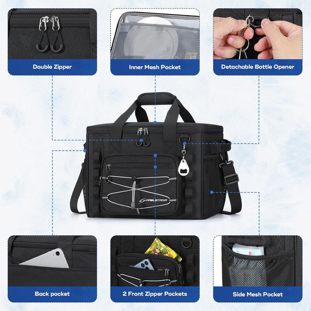 Maelstrom Kühltasche 22/27L, isolierte Thermotasche, auslaufsicher | Hält bis zu 24 Std. kalt mit Ei