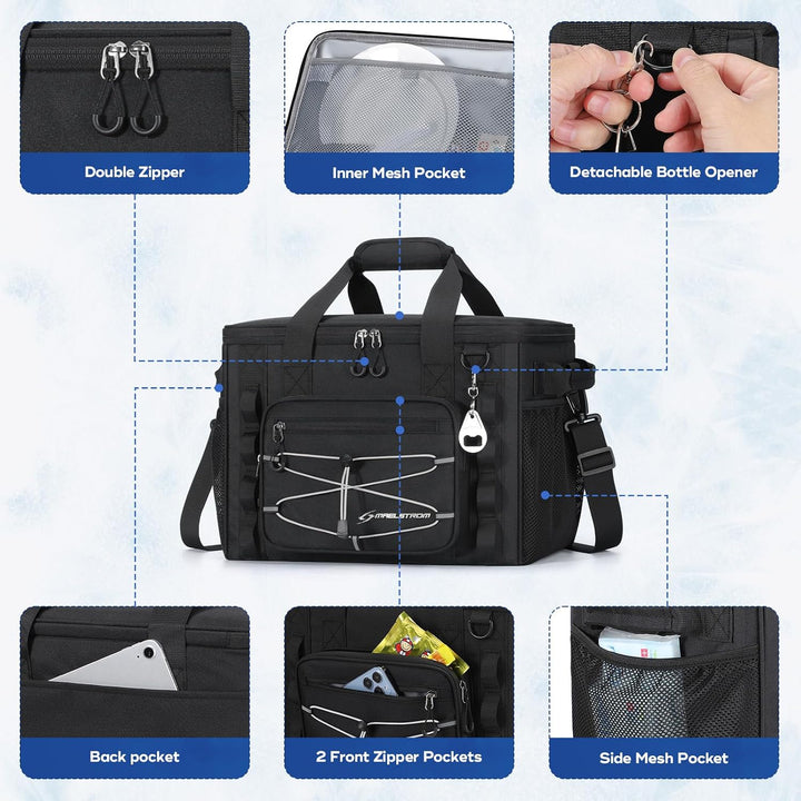 Maelstrom Kühltasche 22/27L, isolierte Thermotasche, auslaufsicher | Hält bis zu 24 Std. kalt mit Ei