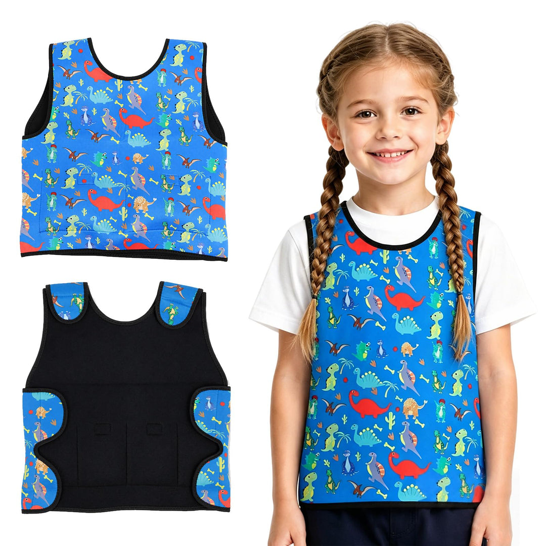 Gewichtsweste Kinder & Kompressionsweste, Verstellbare Weighted Vest als ADHS Hilfsmittel und Autism