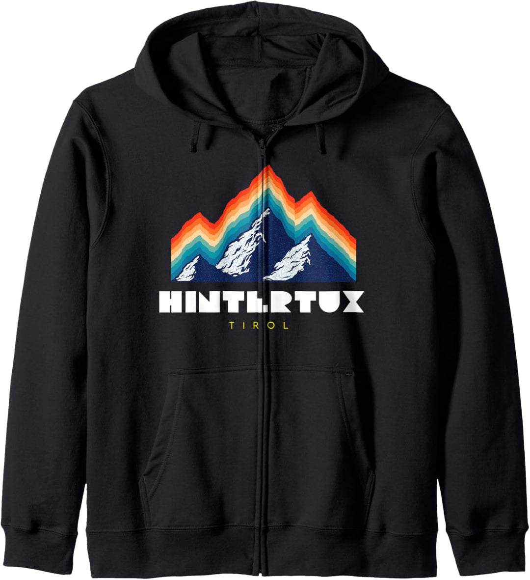 Hintertux Tirol - Österreich Retro 80s Skiferien Geschenk Kapuzenjacke