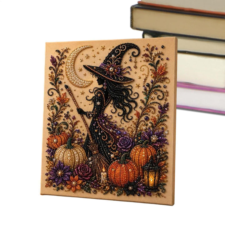 Ghost Pearl Art DIY Kit, Halloween Craft Wall Decor Set, Spooky Art | Fun Handmade Halloween Decorat