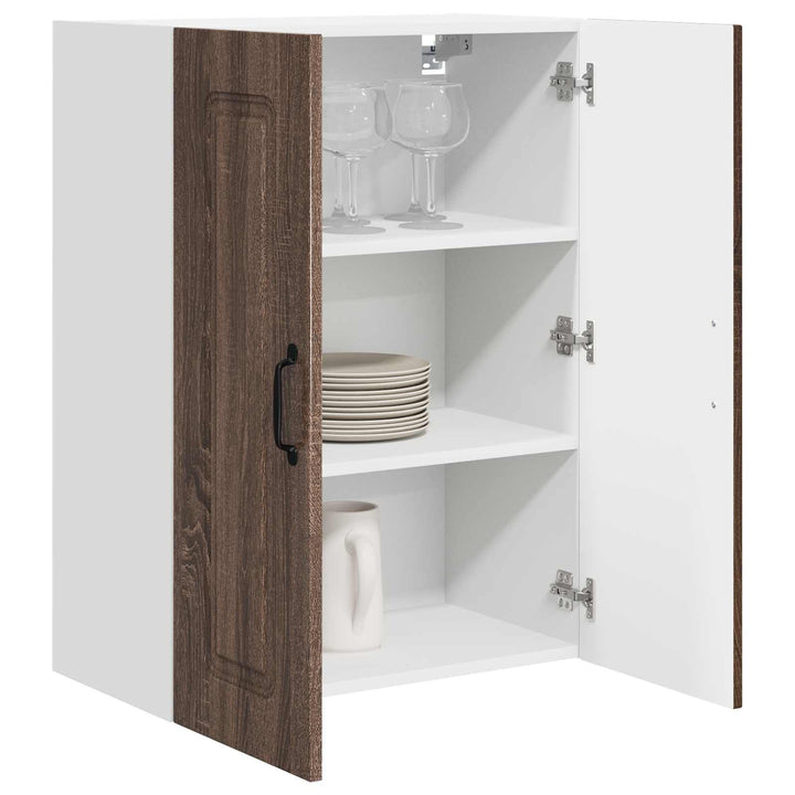 vidaXL Geschirrspülerfront Kalmar Braun Eichen-Optik 60 x 31 x 80 cm, Braun Eichen-optik