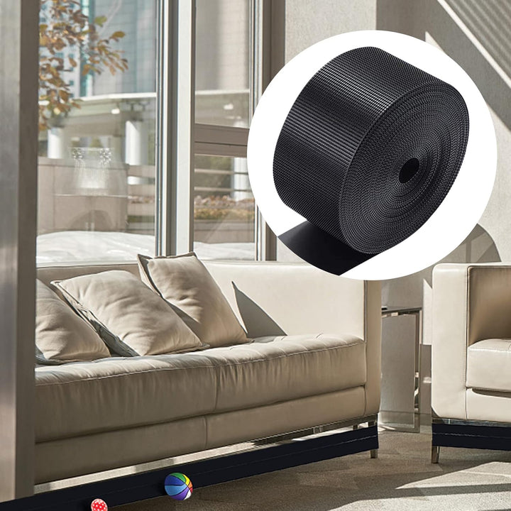 Spielzeugblocker für Möbel, Verstellbare Stossstange, Schwarze Couch-Stopper,Couch Under Blocker, Sp