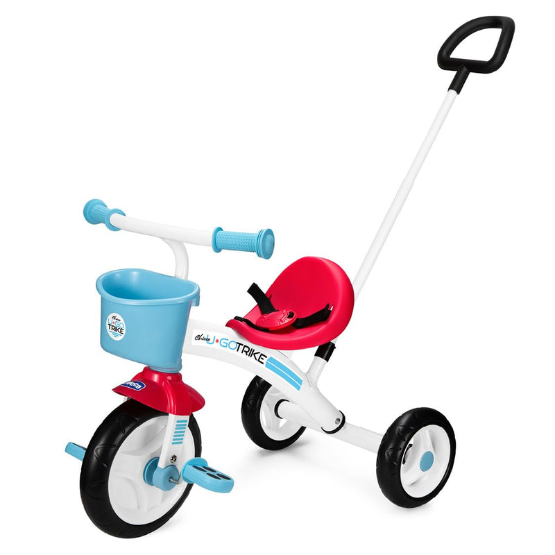 Chicco U-GO 2-in-1-Kinderdreirad, Dreirad für Mädchen und Kinder, mit höhenverstellbarem Griff, max.