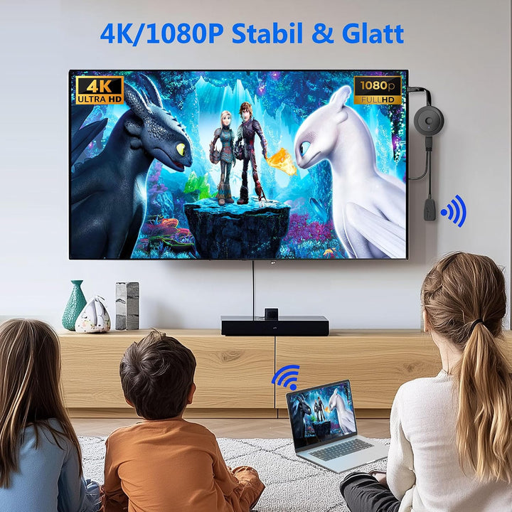 Wireless HDMI Adapter für TV, SOCLLLife Wireless HDMI Dongle, Miracast Dongle,Kabellos HiFi Adapter