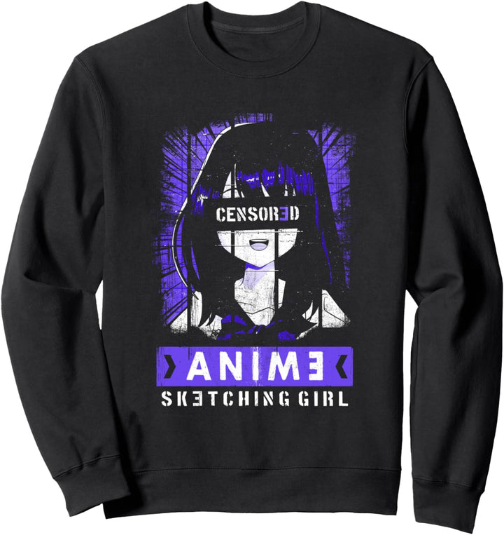 Japanisches Cosplay Mangaka Manga Zeichnen Anime Girl Sweatshirt