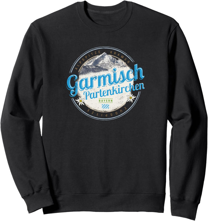 Garmisch Partenkirchen Bayern Alpen Deutschland Souvenir Sweatshirt