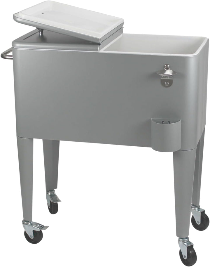 Kailua Cooler - Kühlbox, Kühlwagen, Getränkekühler Grau, Grau