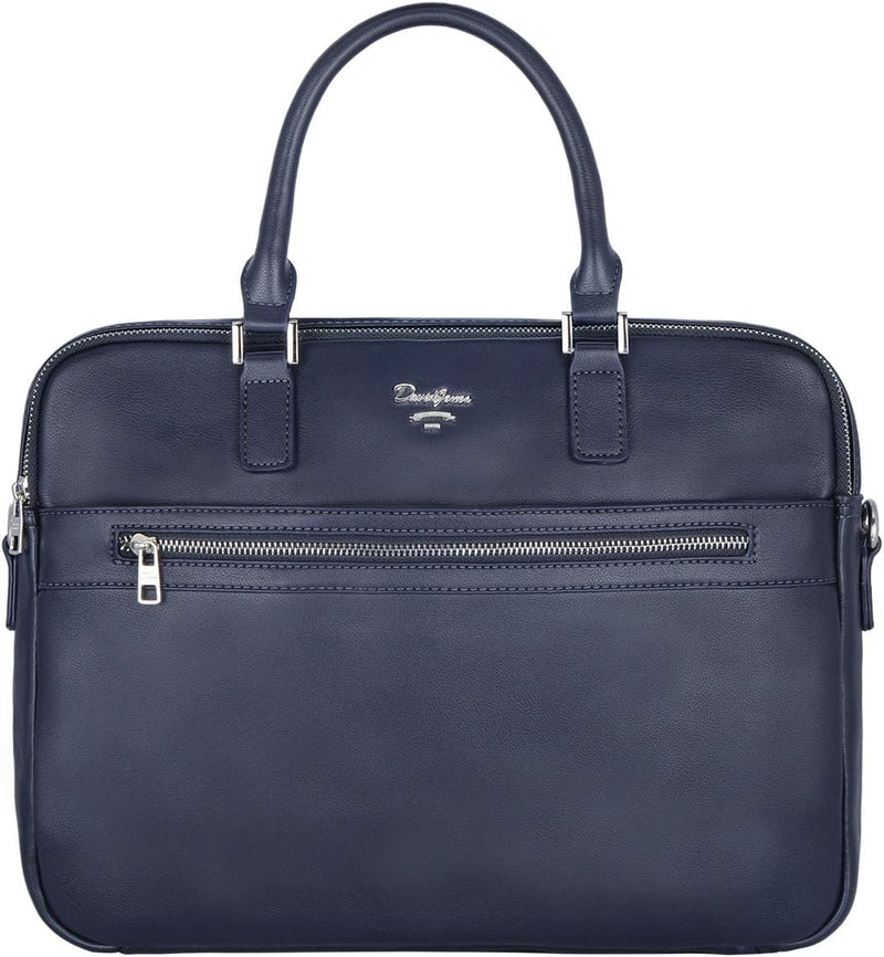 David Jones - Herren Aktentasche - Mann Business Tasche PU Leder Arbeitstasche - 15 Zoll Laptoptasch