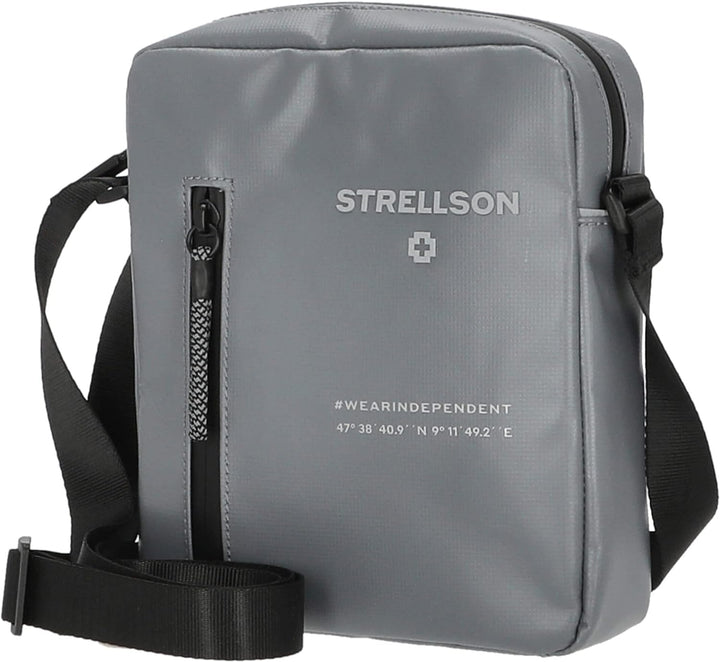 Strellson - stockwell 2.0 marcus Schultertasche für Herren, Umhängetasche für Männer, Grau Farbe:gra