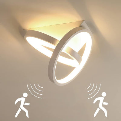 26W LED Deckenlampe mit Bewegungsmelder Innen Sensorlampe Modern Deckenlampe mit Tageslichtsensor De