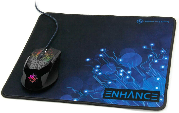 Enhance Grosses Gaming-Mauspad XL - Grosse Mausmatte, Anti-Fray-Nähte, rutschfeste Gummibasis, hochp