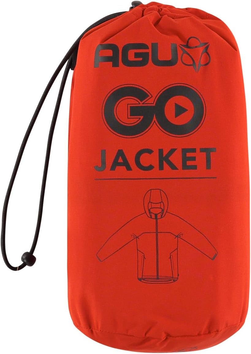 AGU Regenjacke Damen & Herren Go Essential, Fahrradjacke Wasserdicht & Winddicht, Atmungsaktiv, Refl