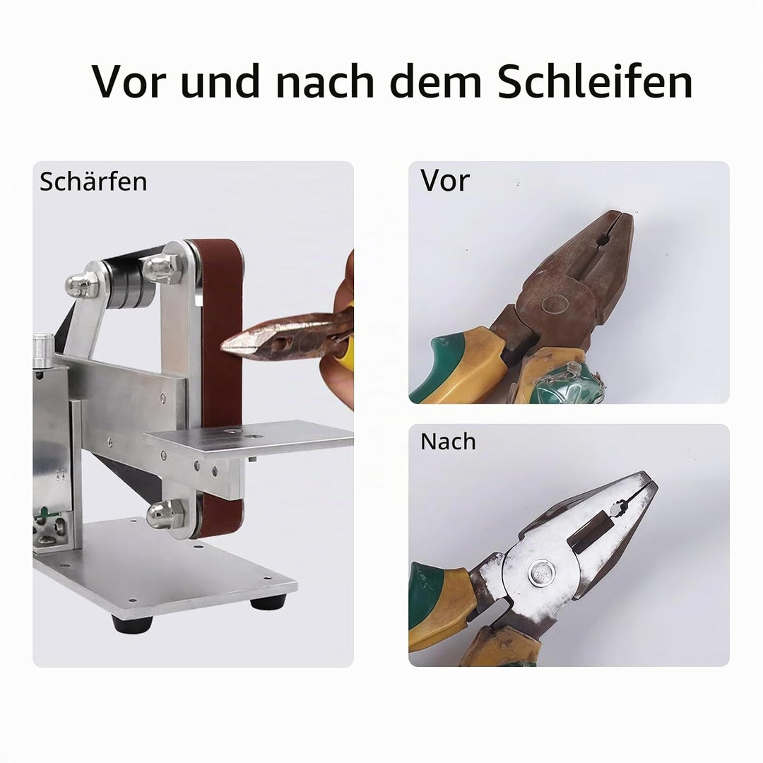 SenmaiTools Schleifbänder 30 X 533 mm, (Korn 40 80 120 150 240) Professionelle Schleifbänder, Schlei