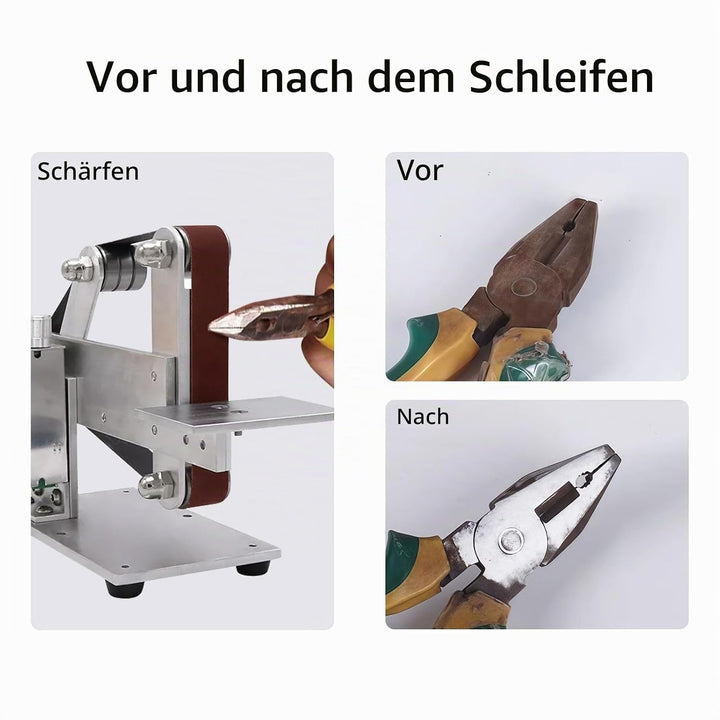 SenmaiTools Schleifbänder 30 X 533 mm, (Korn 40 80 120 150 240) Professionelle Schleifbänder, Schlei