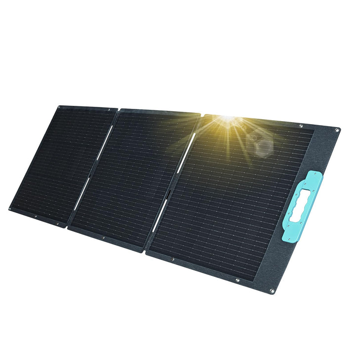 enjoy solar® faltbares Solarpanel Helios 150W 12V, 182mm Solarzellen 10 Busbars Solarpanel ideal für