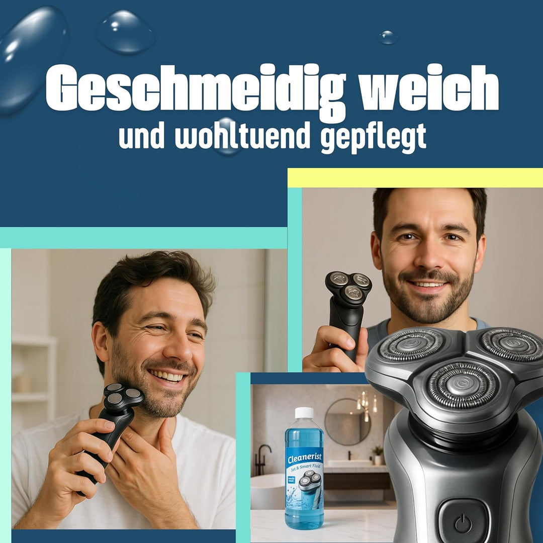 2x1 Liter CleaneristJet &amp; Smart Fluid Reinigungsflüssigkeit Kompatibel-Ersatz mit Philips Rasierer
