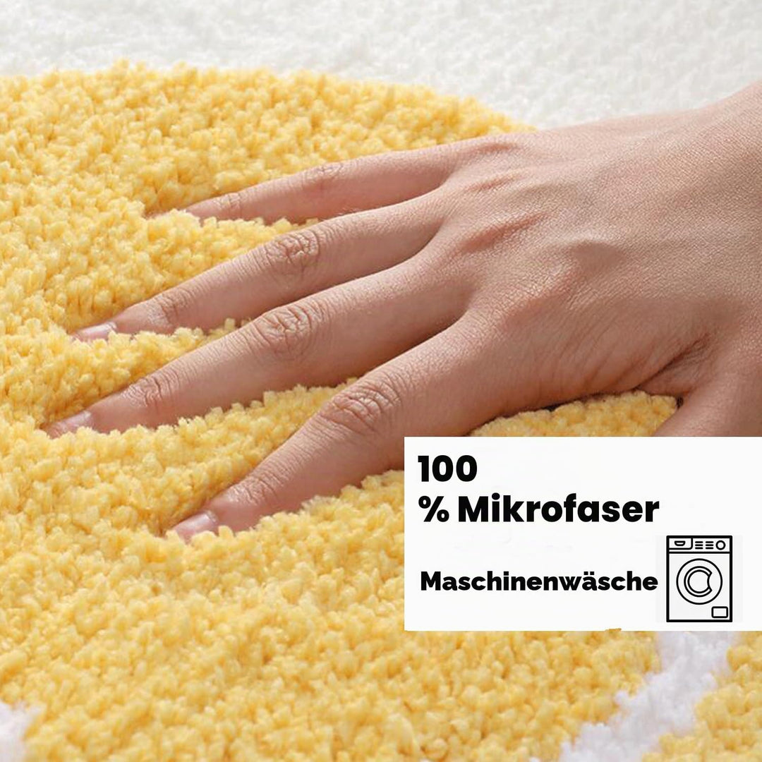 Badematte, lustig, niedlich, ultraweich, Plüsch, zottelig, wasserabsorbierend, rutschfest, maschinen